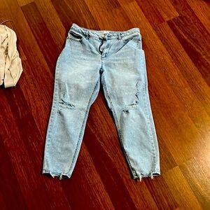 Time and tru cropped jeans